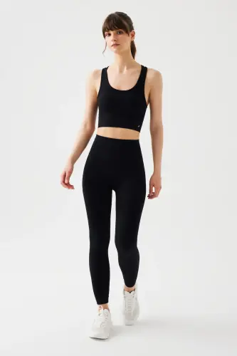 Gela High Waist, Flexible and Shaping Sports Leggings Black 