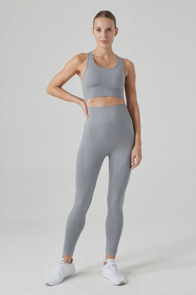 Gela High Waist, Flexible and Shaping Sports Leggings Grey - 13