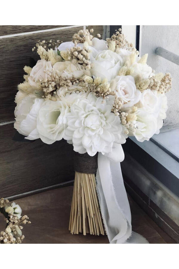 Gelin Buket’i Yaka Çiçeği – Yapay Buket, Yaka Çiçeği - 2