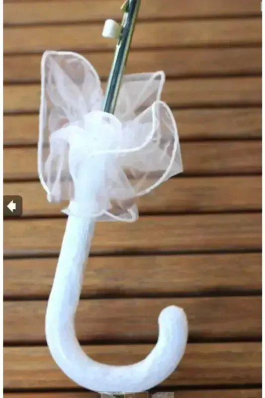 Gelin Şemsiyesi Tamamı Dantel 85 cm. Çap - 4