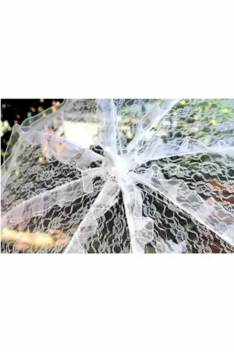 Gelin Şemsiyesi Tamamı Dantel 85 cm. Çap - 6
