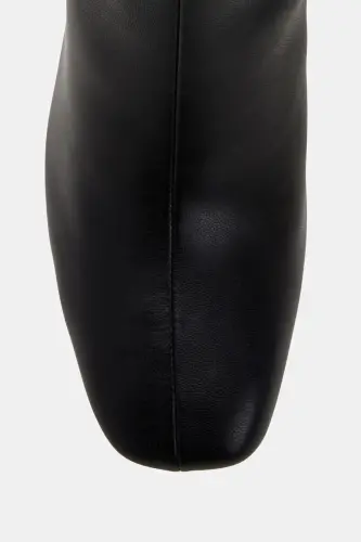 Geminni ayollar uchun qora poshnali etiklar - 3