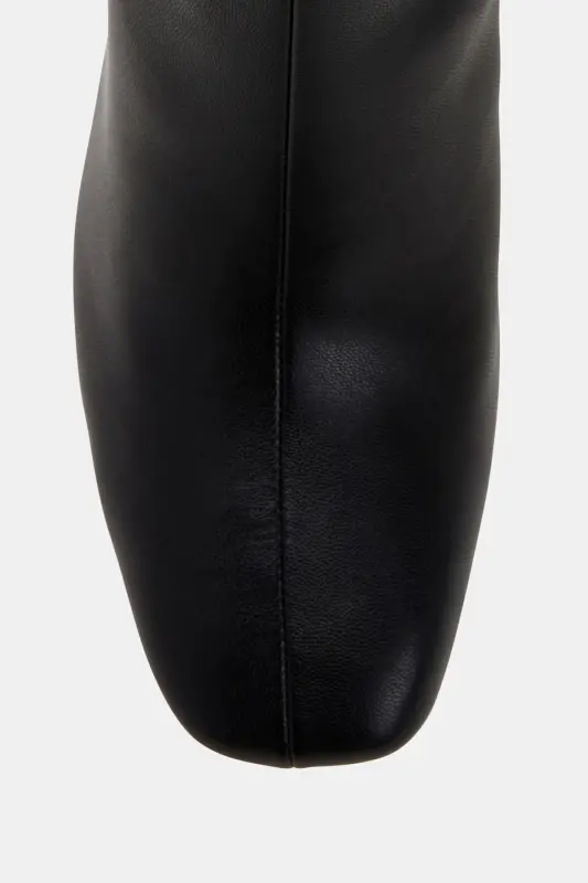 Geminni ayollar uchun qora poshnali etiklar - 3