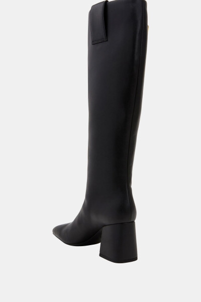 Geminni Women's Black Heeled Boots - 5