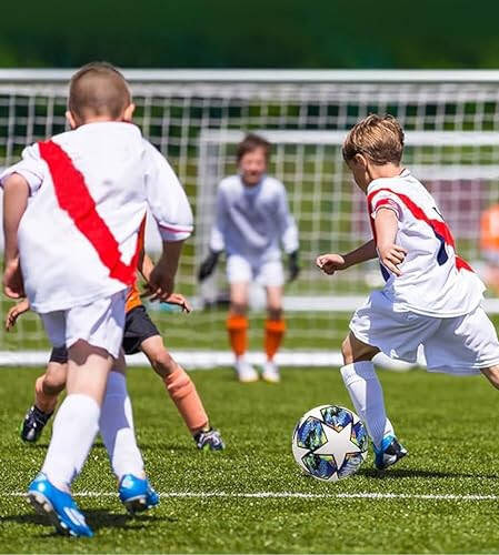 Genel Şampiyonlar Ligi Futbol Taraftar Hatırası Futbol Koleksiyonu Boyutu: 5 Çocuğun Doğum Günü İçin En İyi Hediye, Mavi - 4