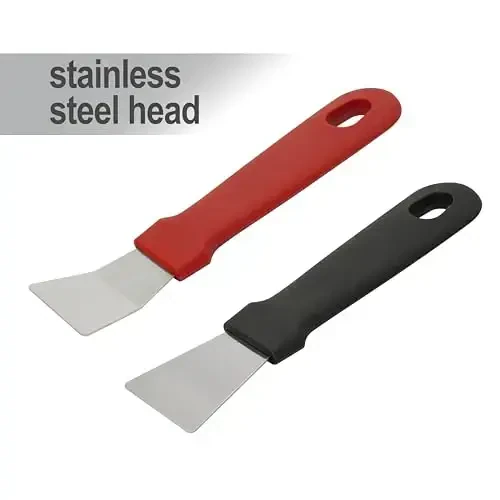 Generic 5Pcs Tel cho'tkasi va qirg'ich to'plami, zanglamaydigan po'lat, guruch, neylon tuklar, 3 ta katta cho'tka, 2 ta qirg'ich, oson ishlov berish, ko'p qirrali tozalash, zang, bo'yoq, moyni olib tashlash - 4