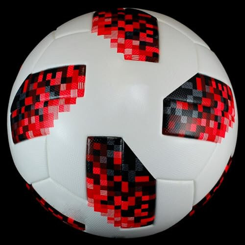 Generic World Cup 2018 Russia Final Match Ball Famous Football Replica, Soccer Ball Official (Size 5) - KL130, Red - 2