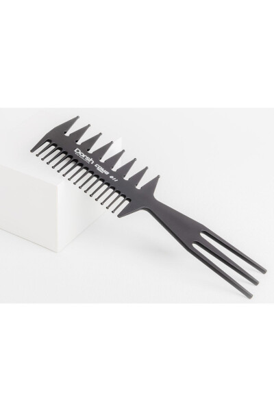 Geniş Aralıklı Wax Şekil Verme Tarağı Antistatik Karbon Tarak - Tara Ve Şekil Ver - 011 - 3