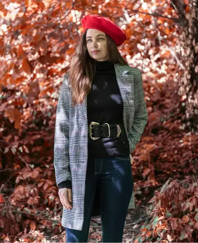 Wide Stretch Belt, Created for Modazone - Black/Gold - 3