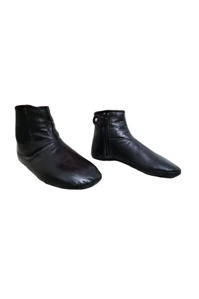 Genuine goat leather lined merino wool socks - Modazone (1)