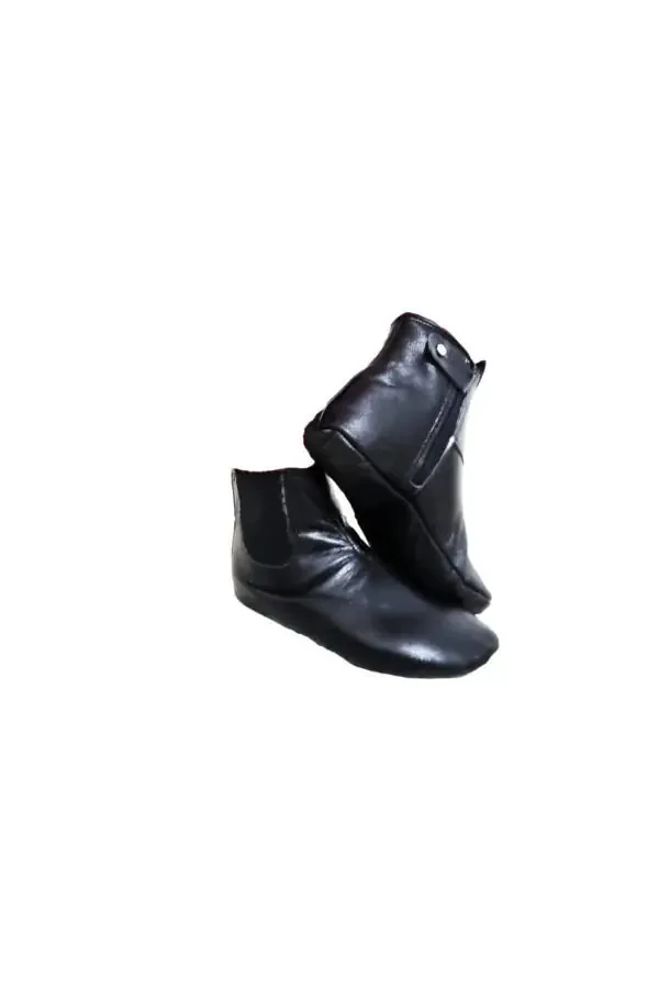 Genuine goat leather lined merino wool socks - 4