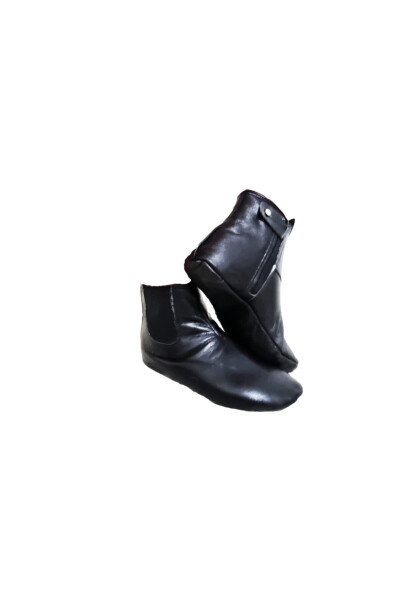 Genuine goat leather lined merino wool socks - 4