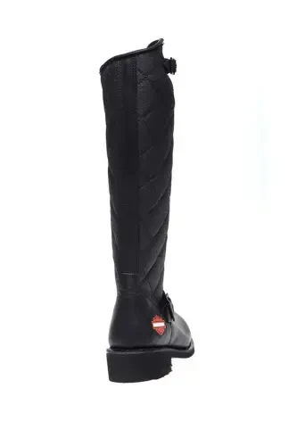 Genuine Leather Black Leather Women's Boot 025G100074-BLACK - 3