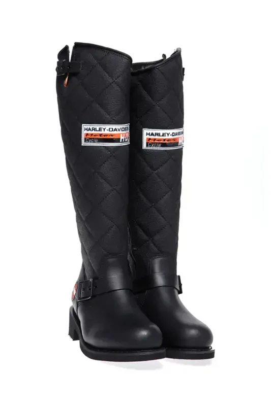 Genuine Leather Black Leather Women's Boot 025G100074-BLACK - 4