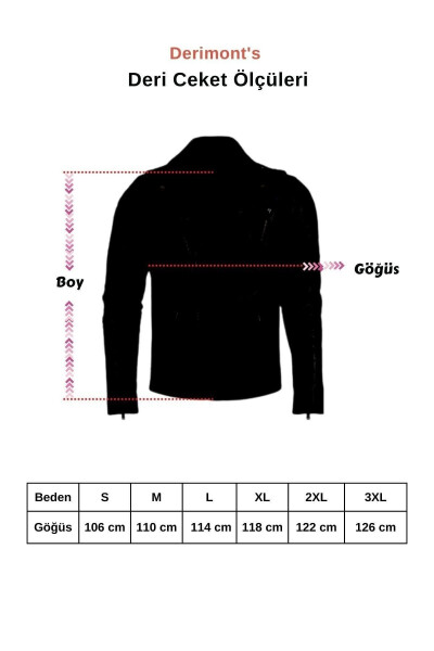 Genuine Leather Black Superior Zippered Men's Leather Jacket - 2