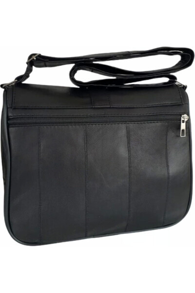 Genuine Leather Black Women's Shoulder Bag - 10