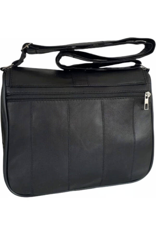 Genuine Leather Black Women's Shoulder Bag - 10