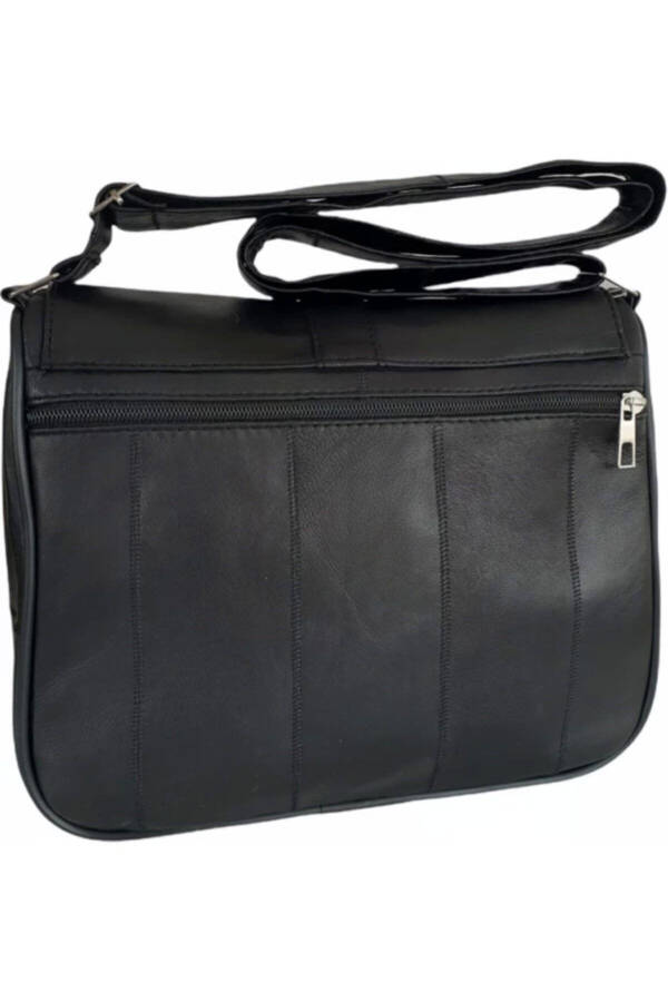 Genuine Leather Black Women's Shoulder Bag - 9