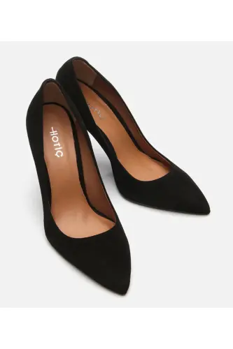 Genuine Leather Black Women's Stiletto - 3