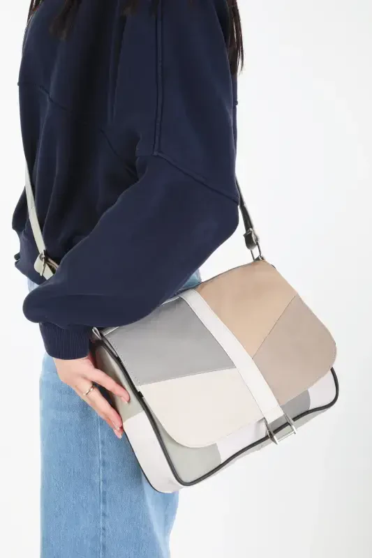 Genuine Leather Cover Summer Women's Shoulder Bag-Multi-Colored Light Colors - 1