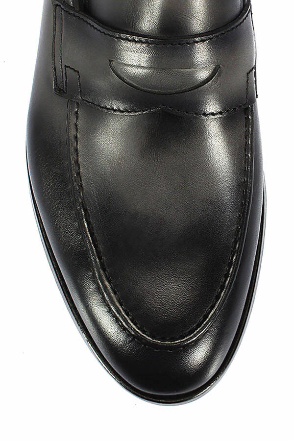 Genuine Leather Dark Gray Men's Loafer 120130005519 - 4
