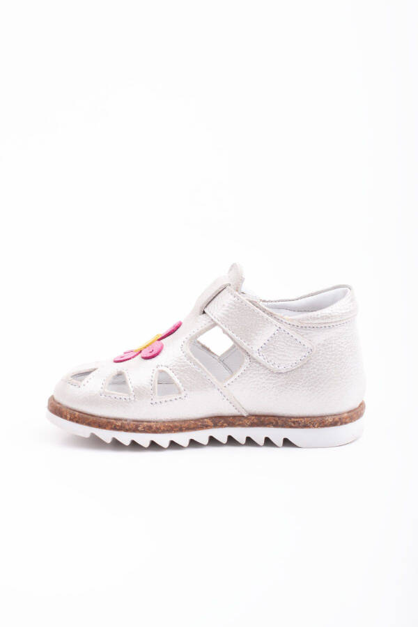 Genuine Leather First Step Shoes Baby Girl First Step Sandal Orthopedic Sole Lightweight Sandal - 3