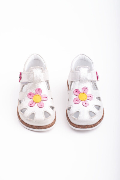 Genuine Leather First Step Shoes Baby Girl First Step Sandal Orthopedic Sole Lightweight Sandal - 7