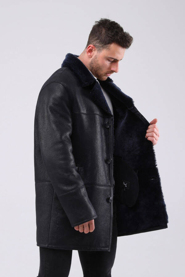 Genuine leather fur coat - 6