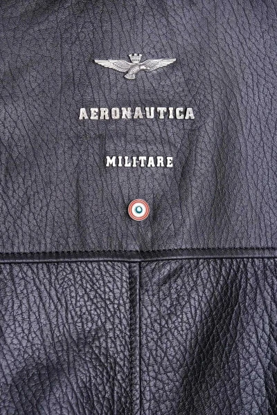 Genuine leather jacket with fur collar, Pilot Model. - 6