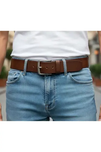 Genuine Leather Men's Belt 