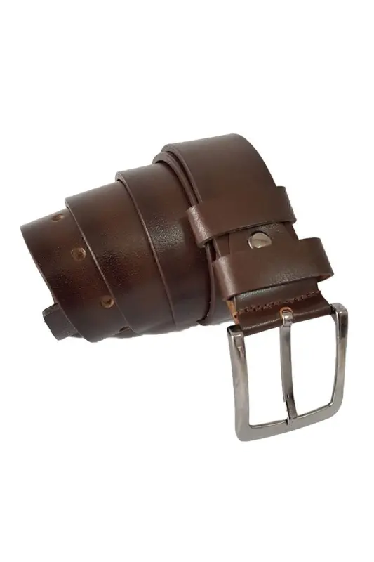 Genuine Leather Men's Belt - 5