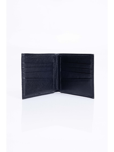 Genuine Leather Men's Black Wallet - 3