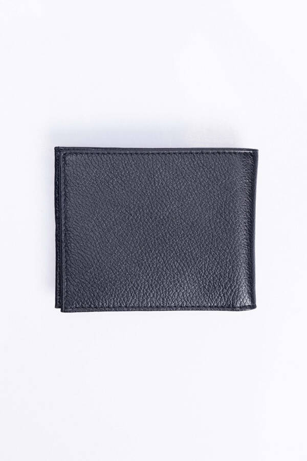 Genuine Leather Men's Black Wallet - 6