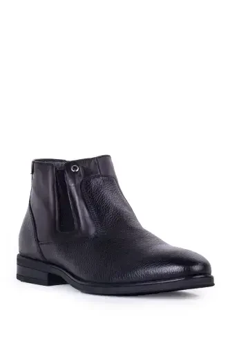 Genuine leather men's boots with zipper. - PIERRE CARDIN (1)