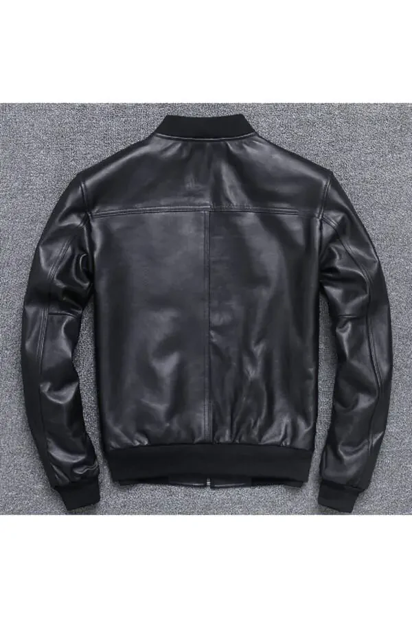 Genuine Leather Men's Jacket - 6