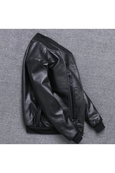 Genuine Leather Men's Jacket - UMBERTOPELLE DERİ (1)