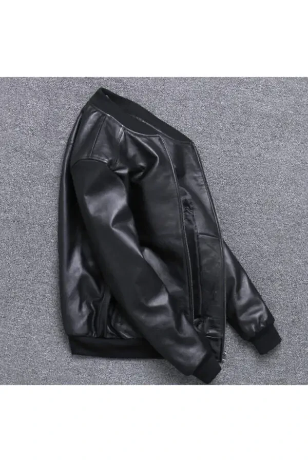Genuine Leather Men's Jacket - 2
