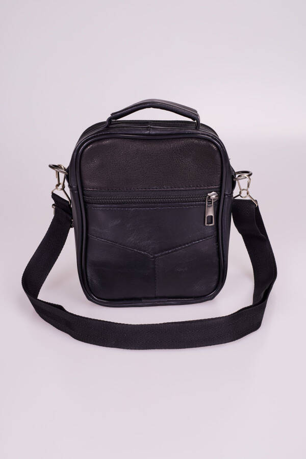 Genuine Leather Men's Small Messenger Bag - 13