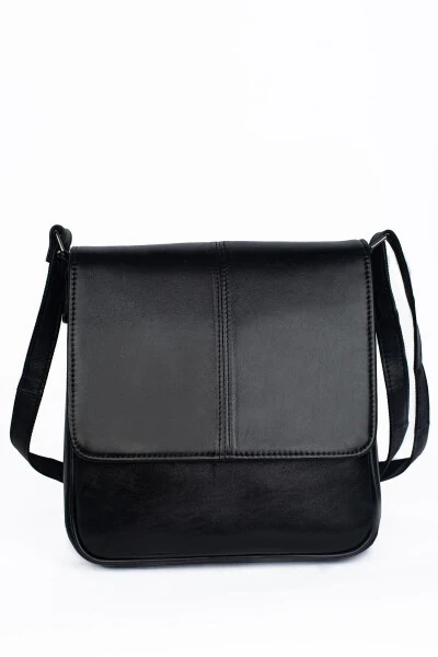 Genuine Leather Messenger Crossbody Shoulder Bag - STEVIS LEATHRA