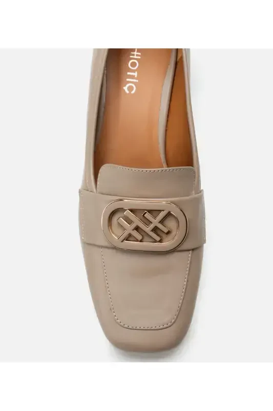 Genuine Leather Mink Women's Loafer - 5