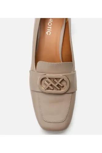 Genuine Leather Mink Women's Loafer - 5