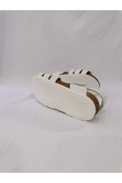 Genuine Leather Orthopedic Cork Sole Girl's Sandal - 8