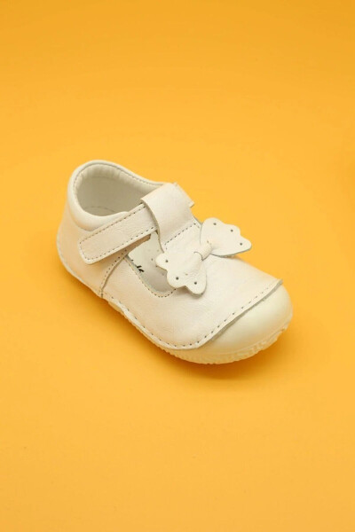 Genuine Leather Orthopedic First Step Baby Shoes White B109 - 6