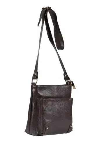 Genuine leather shoulder bag for women - DERIDERIM (1)