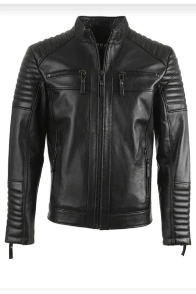 Genuine Leather Sports Jacket - 1