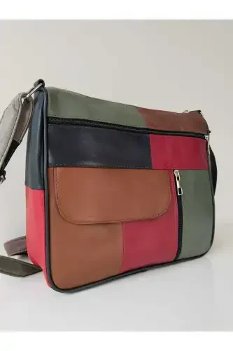 GENUINE LEATHER WOMEN BAG (27CM X 25CM)-Multicolor 5 - ATTER (1)