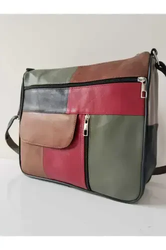 GENUINE LEATHER WOMEN BAG (27CM X 25CM)-Multicolor 5 - 3