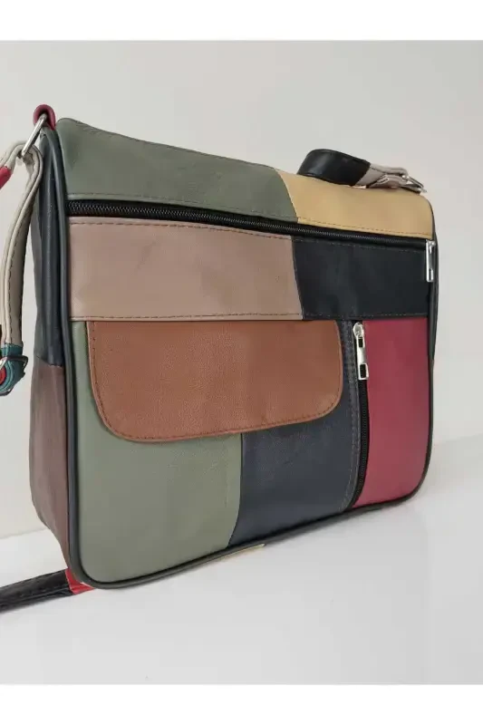 GENUINE LEATHER WOMEN BAG (27CM X 25CM)-Multicolor 6 - 2