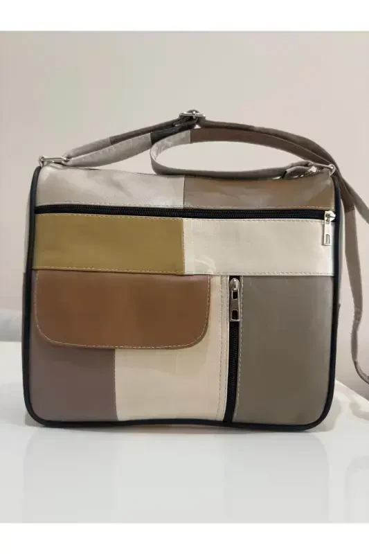 GENUINE LEATHER WOMEN BAG (27CM X 25M)-ASSORTED LIGHT COLORS 3 - ATTER