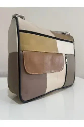 GENUINE LEATHER WOMEN BAG (27CM X 25M)-ASSORTED LIGHT COLORS 3 - 3